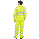 Beeswift Tesla Fire Retardant/Anti-Static Boilersuit En471 Saturn Yellow