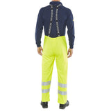 Beeswift Fire Retardant Anti-Static Bib Saturn Yellow