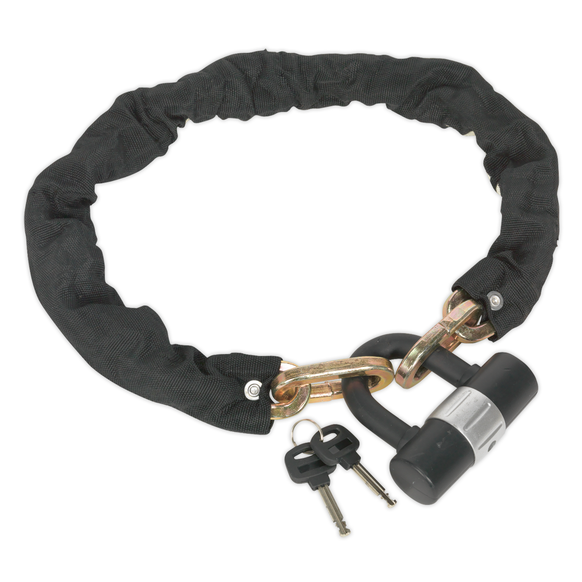 Sealey Motorcycle Chain & Disc Lock 12 x 12 x 900mm