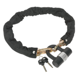 Sealey Motorcycle Chain & Disc Lock 12 x 12 x 900mm