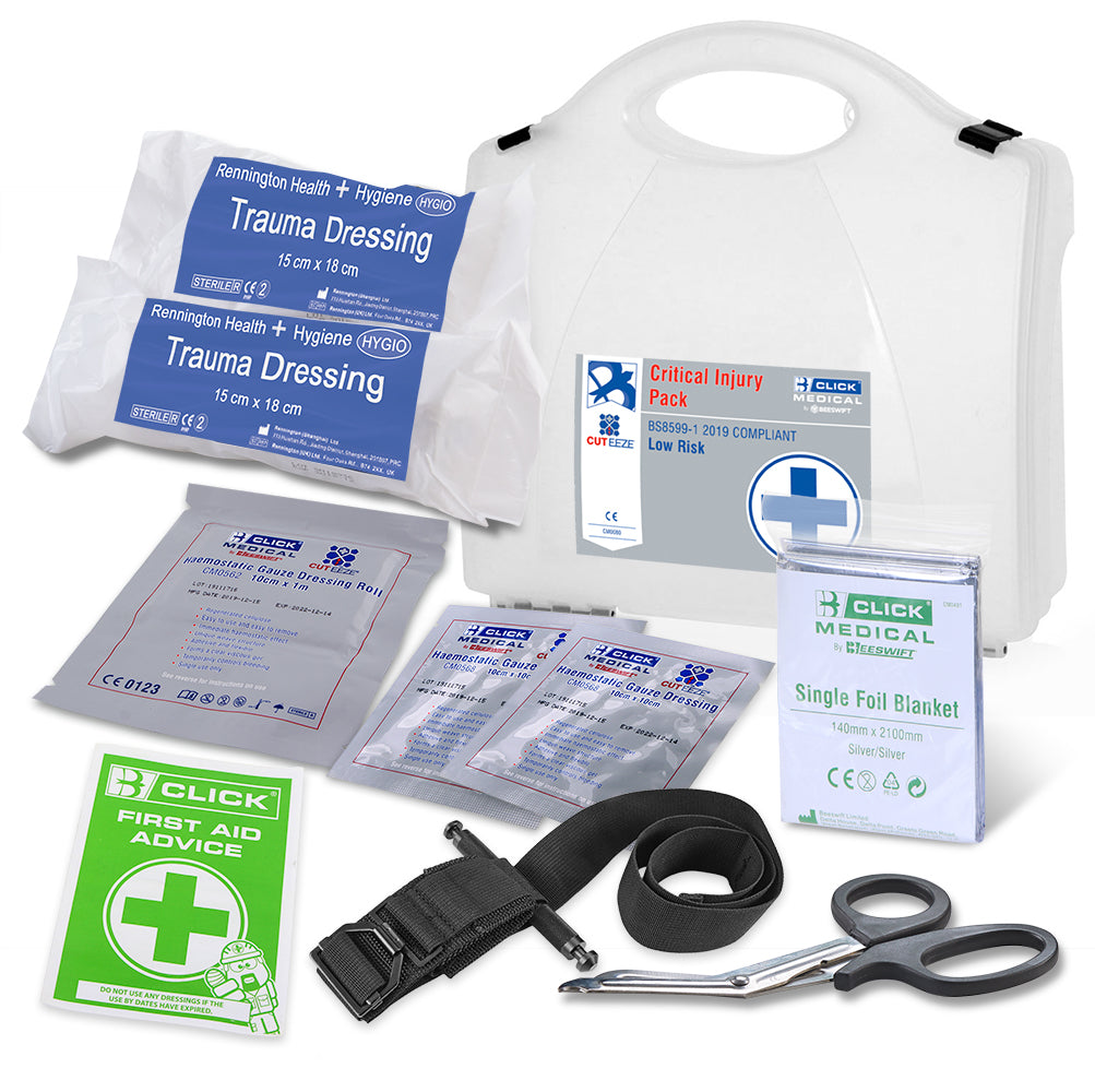 Beeswift Bs8599-1:2019 Critical Injury Pack Medium Risk In Bag