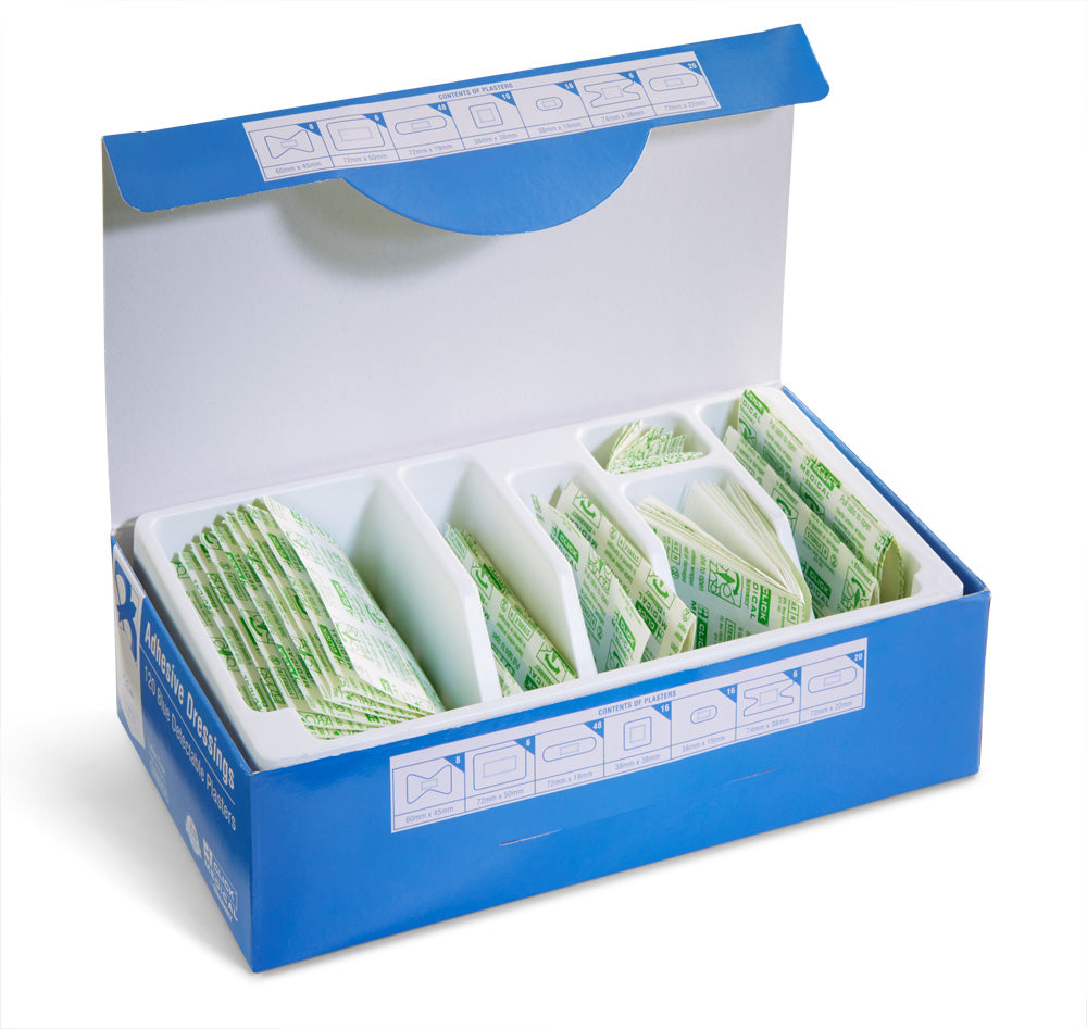 Beeswift Click Medical Blue Detectable Plasters Assorted