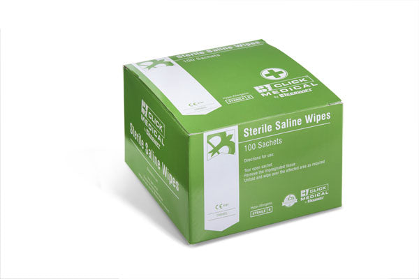 Beeswift Click Medical Sterile Saline Wipes