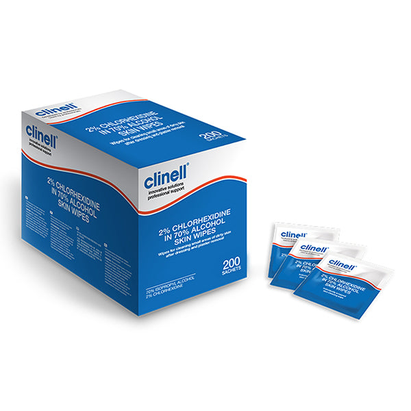 Beeswift Skin Prep Wipe - Alcohol 70% Chlorhexidine 2%