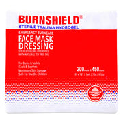 Beeswift Burnshield Sterile Trauma Hydrogel Face Mask Precut