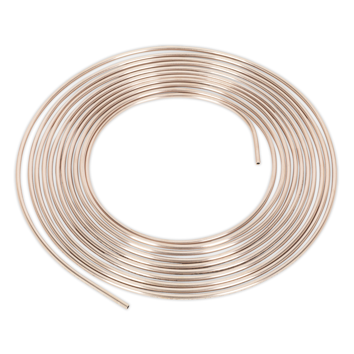 Sealey Brake Pipe Seamless Tube Cupro-Nickel 22 Gauge 3/16" x 25ft BS EN 12449 CW024A