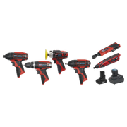 Sealey 6 x 12V SV12 Series Cordless Power Tool Combo Kit