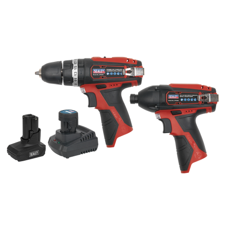 Sealey 2 x 12V SV12 Series Cordless Power Tool Combo Kit