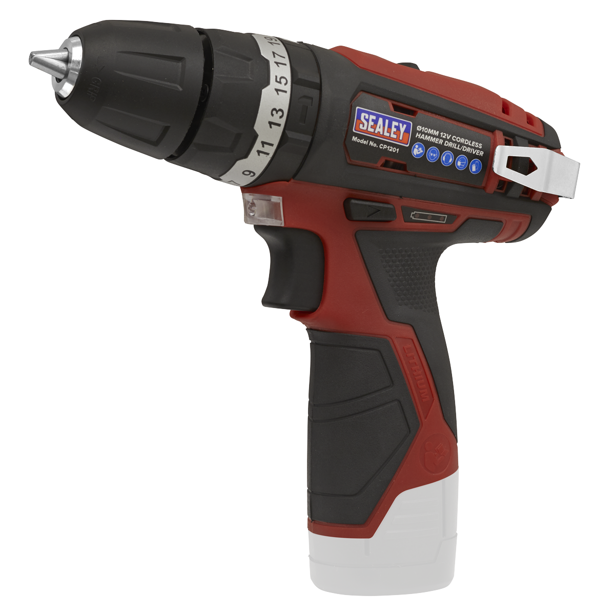 Sealey Cordless Combi Drill Ø10mm 12V SV12 Series - Body Only
