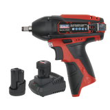 Sealey Impact Wrench Kit 3/8"Sq Drive 12V SV12 Series - 2 Batteries