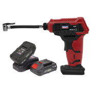 Sealey Cordless Air Pump Kit 20V SV20 Series - 2 Batteries