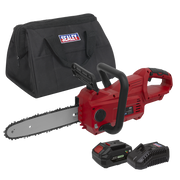 Sealey Cordless Chainsaw 25cm 20V 4Ah SV20 Series Kit