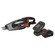 Sealey Cordless Handheld Vacuum Cleaner 650ml 20V SV20 Series Kit - 2 Batteries