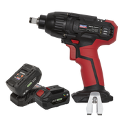 Sealey Impact Wrench 20V SV20 Series 1/2"Sq Drive - 2 Batteries