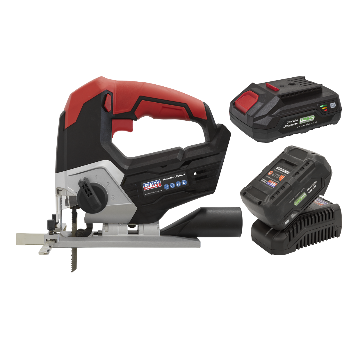 Sealey Cordless Jigsaw Kit 20V SV20 Series - 2 Batteries