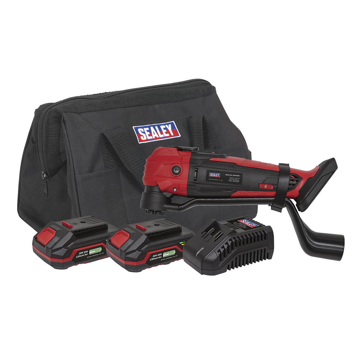 Sealey Cordless Oscillating Multi-Tool Kit 20V SV20 Series - 2 Batteries
