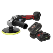 Sealey Cordless Rotary Polisher Kit 20V SV20 Series Ø150mm - 2 Batteries
