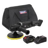 Sealey Brushless Rotary Polisher Kit Ø180mm 20V 4Ah SV20 Series