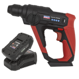 Sealey Cordless Rotary Hammer Drill Kit 20V 2Ah SV20 Series SDS Plus