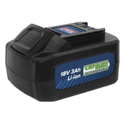 Sealey Power Tool Battery 18V 3Ah Lithium-ion for CP400LI & CP440LIHV