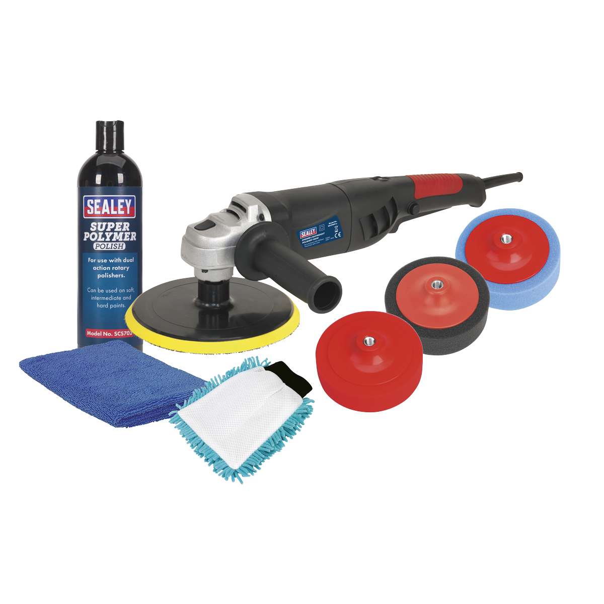 Sealey Ø180mm Pro Electric Polisher Kit 1100W/230V