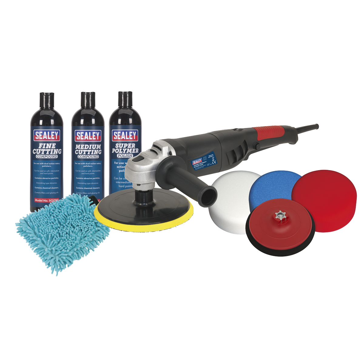 Sealey Ø180mm Pro Polishing & Compounding Kit 1100W/230V