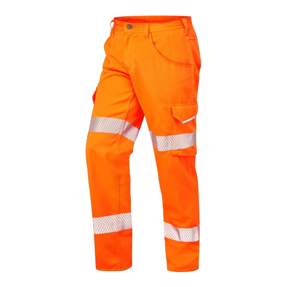 Leo Workwear YELLAND Leo EcoViz Lightweight Poly/Cotton Cargo Trouser