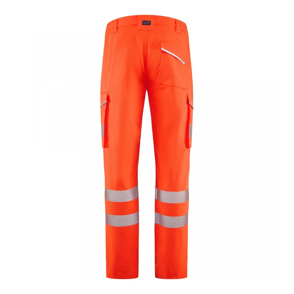 Leo Workwear WINSFORD Leo EcoViz Lightweight Polyester Stretch Cargo Trouser