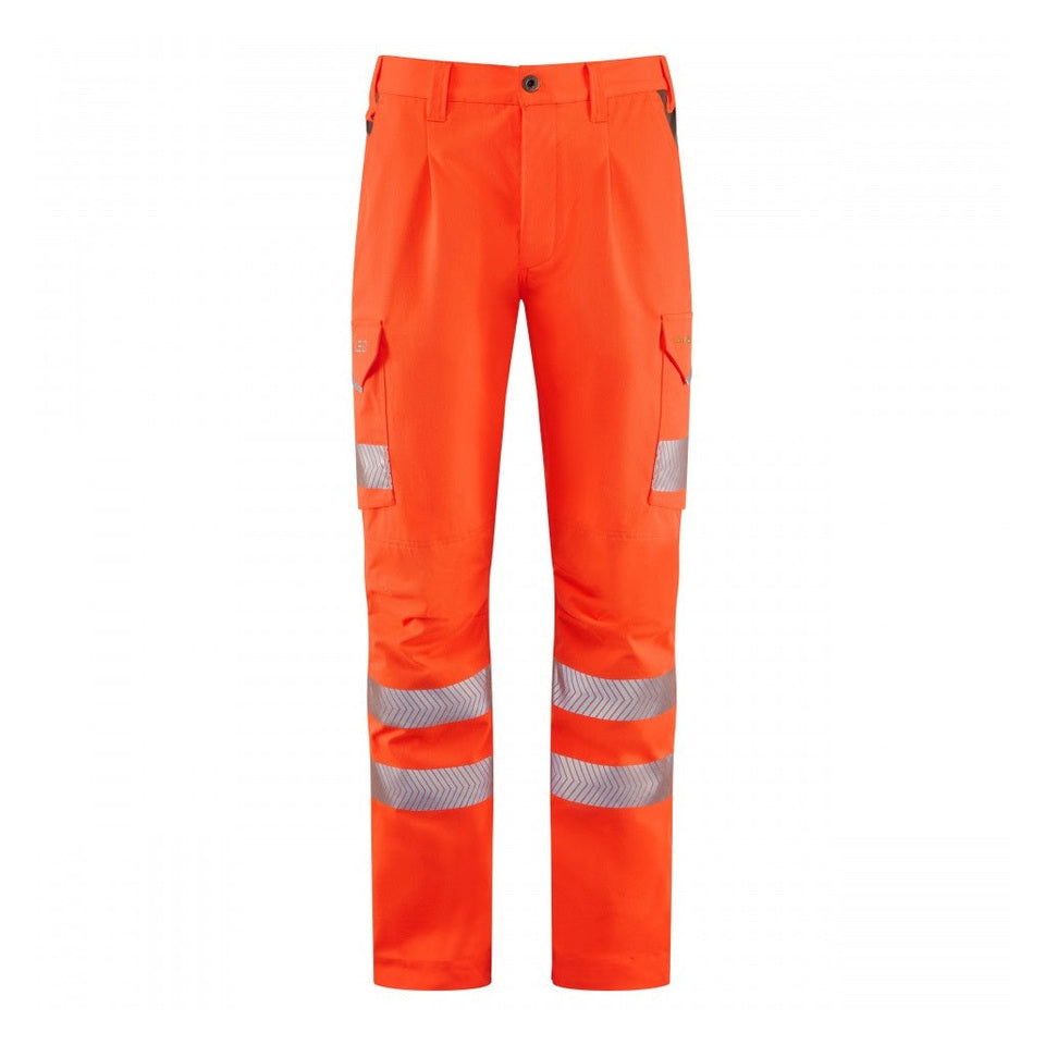 Leo Workwear WINSFORD Leo EcoViz Lightweight Polyester Stretch Cargo Trouser