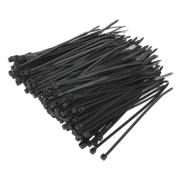 Sealey Cable Tie 100 x 2.5mm Black Pack of 200