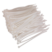 Sealey Cable Tie 100 x 2.5mm White Pack of 200
