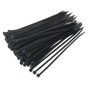 Sealey Cable Tie 200 x 4.8mm Black Pack of 100