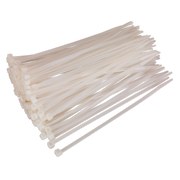 Sealey Cable Tie 200 x 4.8mm White Pack of 100