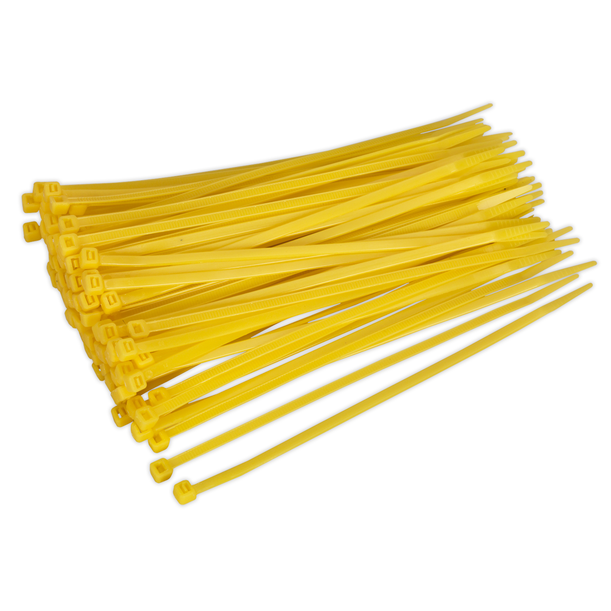 Sealey Cable Tie 200 x 4.4mm Yellow Pack of 100