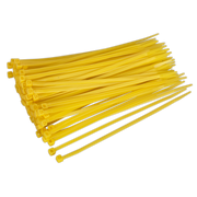 Sealey Cable Tie 200 x 4.4mm Yellow Pack of 100