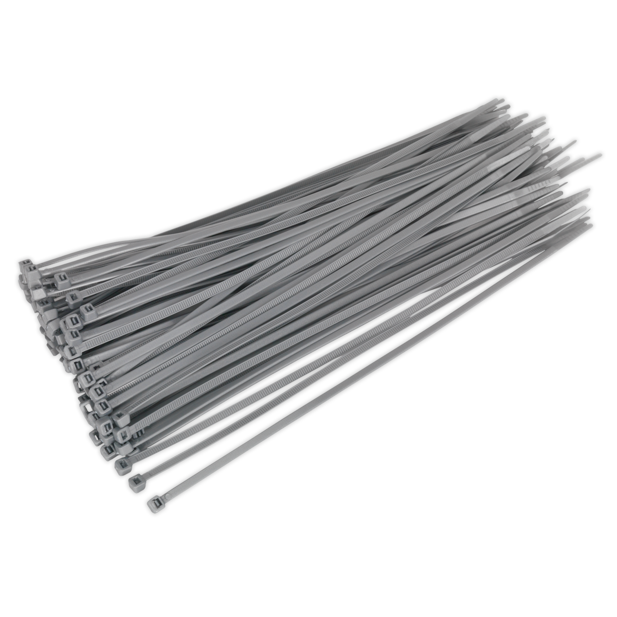 Sealey Cable Tie 300 x 4.4mm Silver Pack of 100