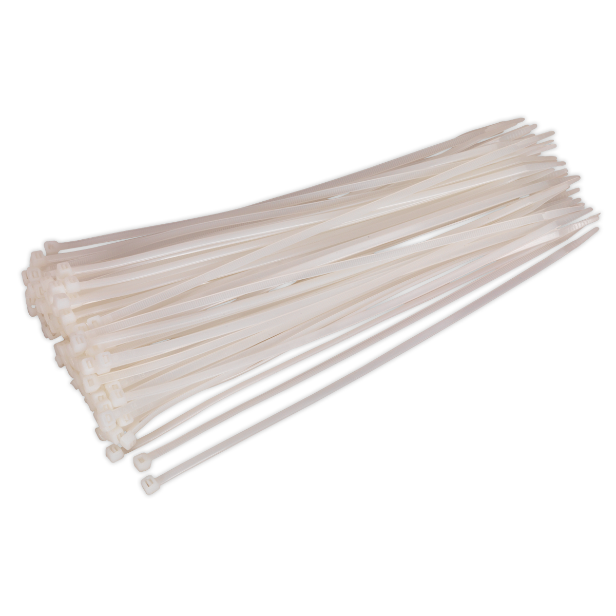 Sealey Cable Tie 300 x 4.8mm White Pack of 100
