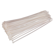 Sealey Cable Tie 300 x 4.8mm White Pack of 100