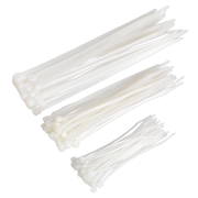 Sealey Cable Tie Assortment White Pack of 75