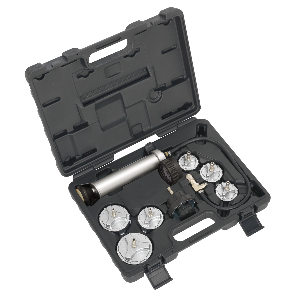 Sealey Cooling System Pressure Test Kit 7pc - Commercial