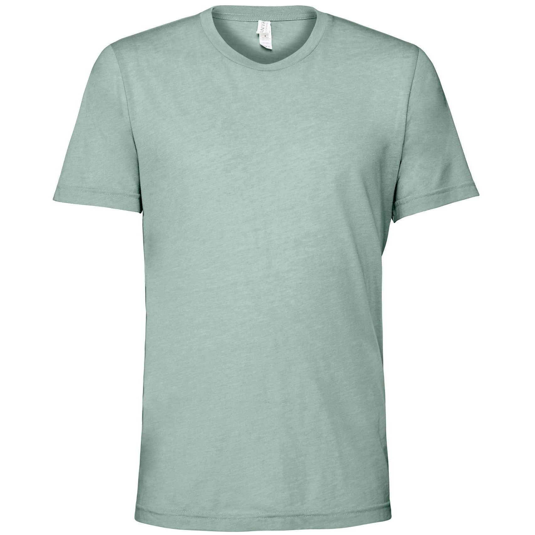 Bella Canvas Unisex Triblend Crew Neck T-Shirt - Dusty Blue Triblend