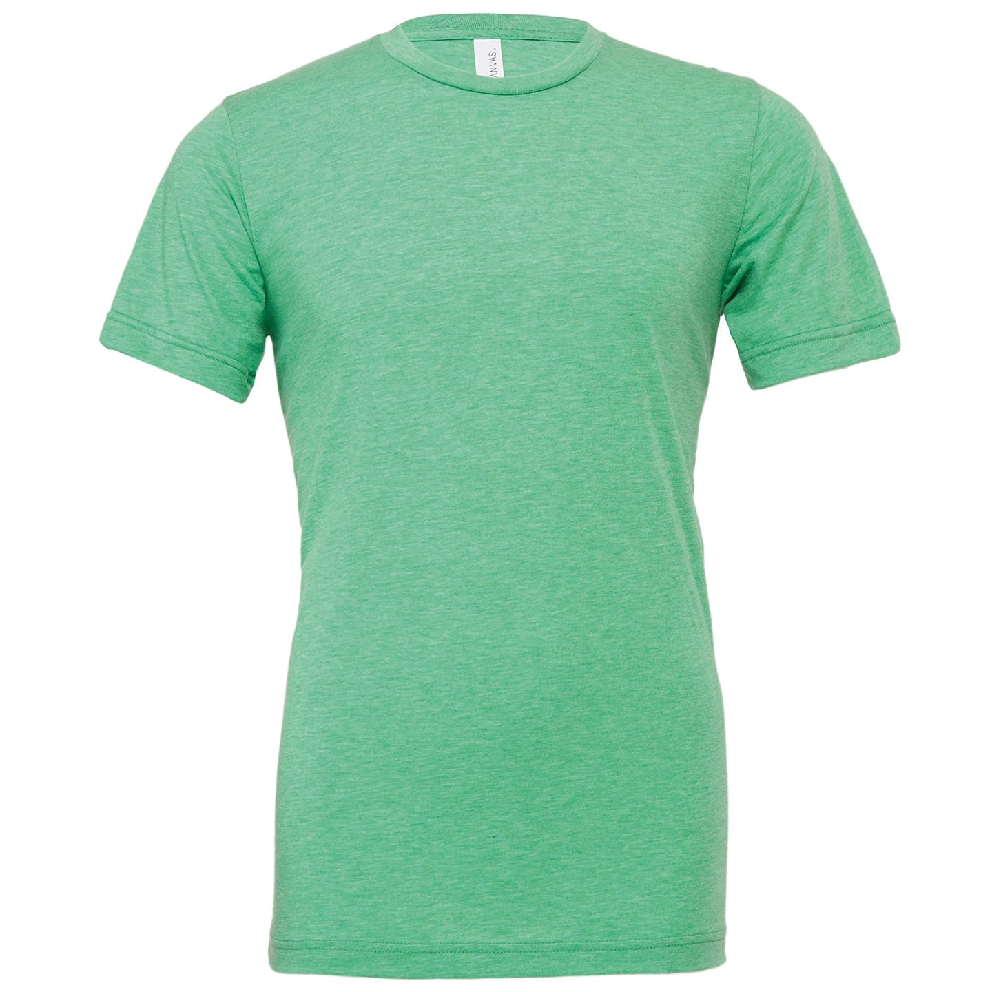 Bella Canvas Unisex Triblend Crew Neck T-Shirt - Green Triblend