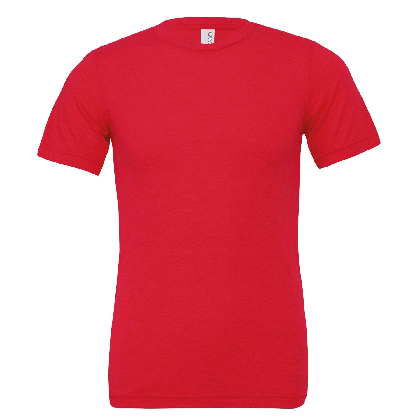 Bella Canvas Unisex Triblend Crew Neck T-Shirt - Light Red Triblend