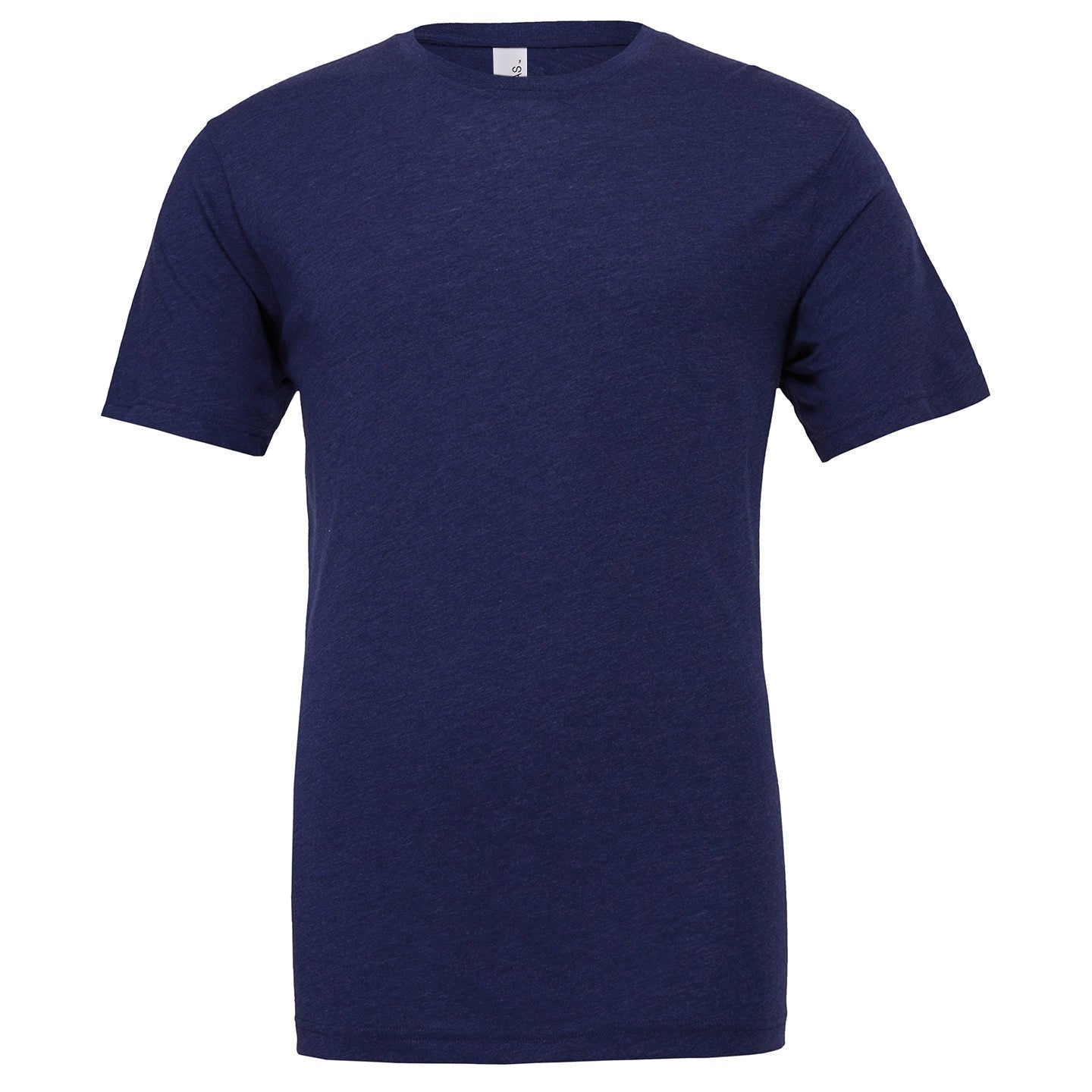 Bella Canvas Unisex Triblend Crew Neck T-Shirt - Navy Triblend