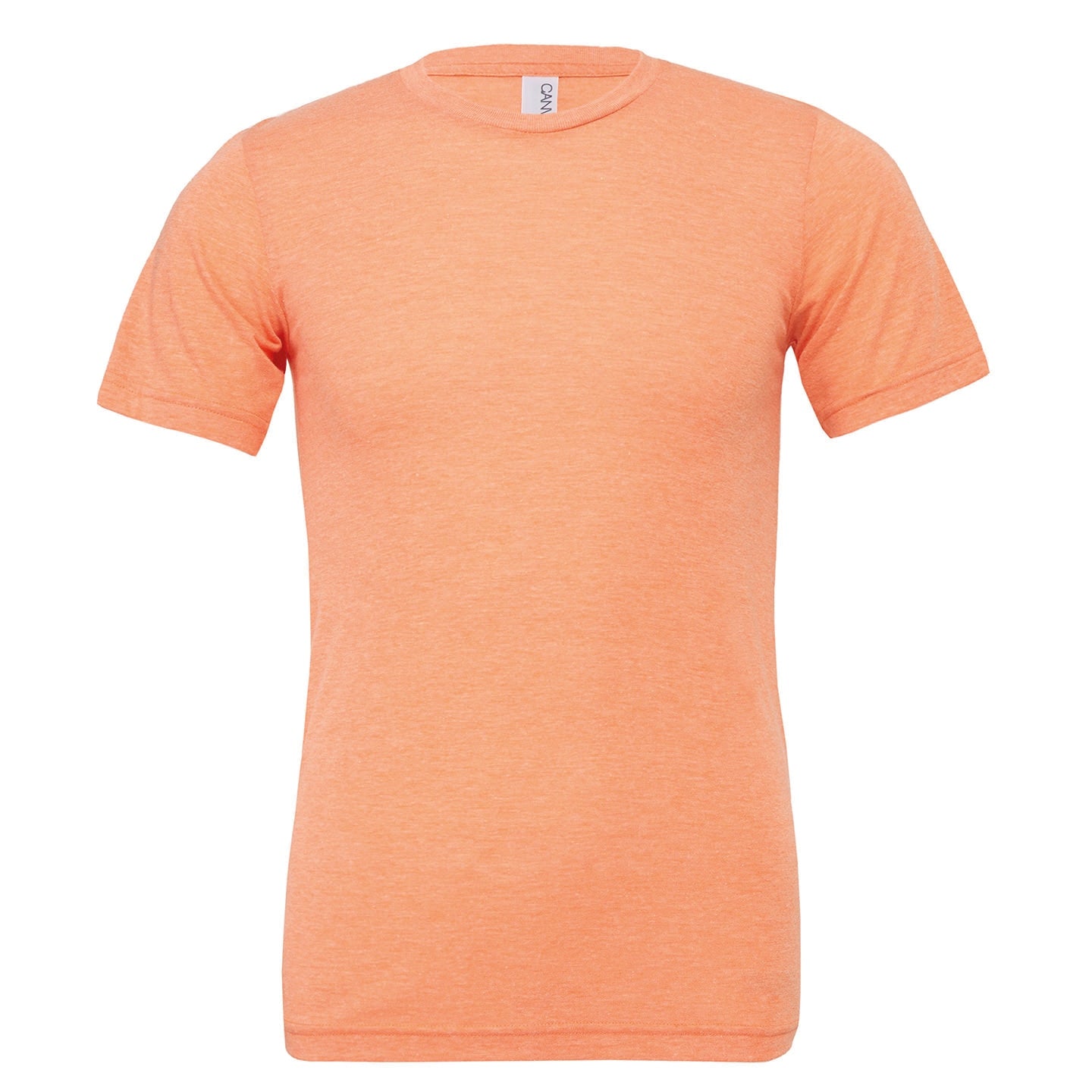 Bella Canvas Unisex Triblend Crew Neck T-Shirt - Orange Triblend