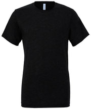 Bella Canvas Unisex Triblend Crew Neck T-Shirt - Solid Black Triblend