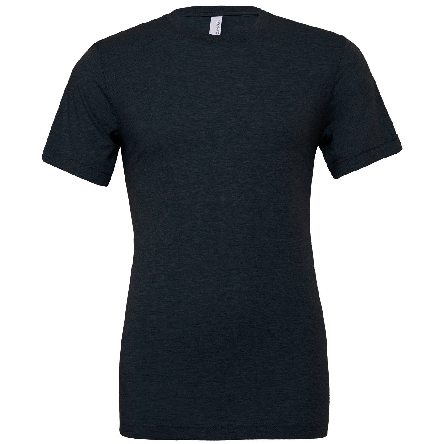 Bella Canvas Unisex Triblend Crew Neck T-Shirt - Solid Navy Triblend