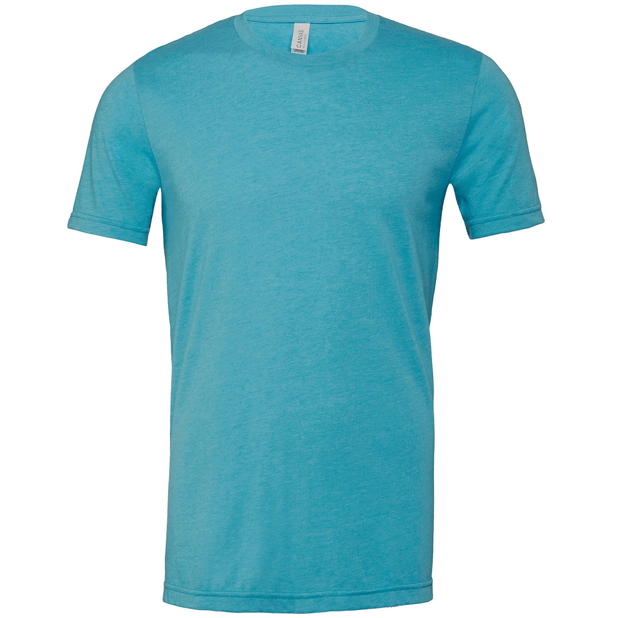 Bella Canvas Unisex Heather Cvc Short Sleeve T-Shirt - Heather Aqua