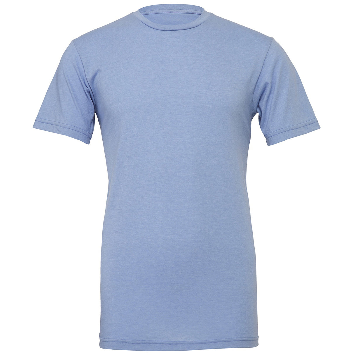 Bella Canvas Unisex Heather Cvc Short Sleeve T-Shirt - Heather Blue