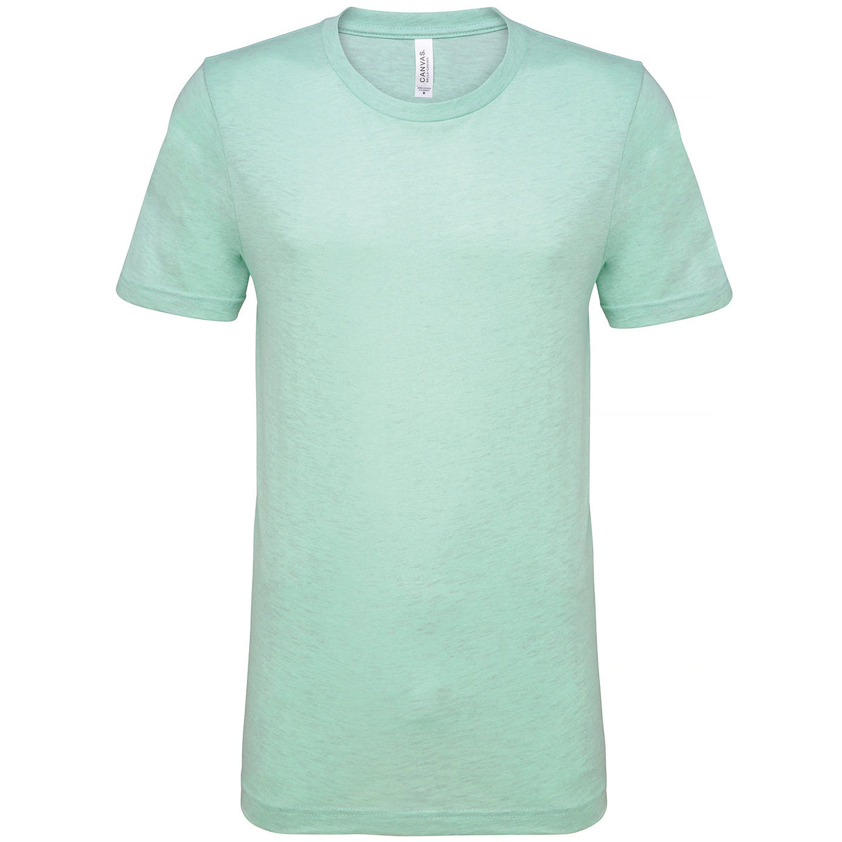 Bella Canvas Unisex Heather Cvc Short Sleeve T-Shirt - Heather Prism Mint